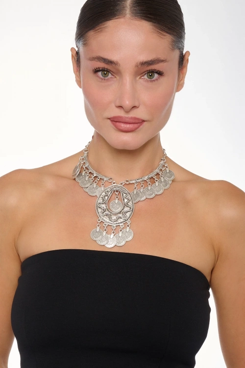 Kiraz Silver Plated Necklace