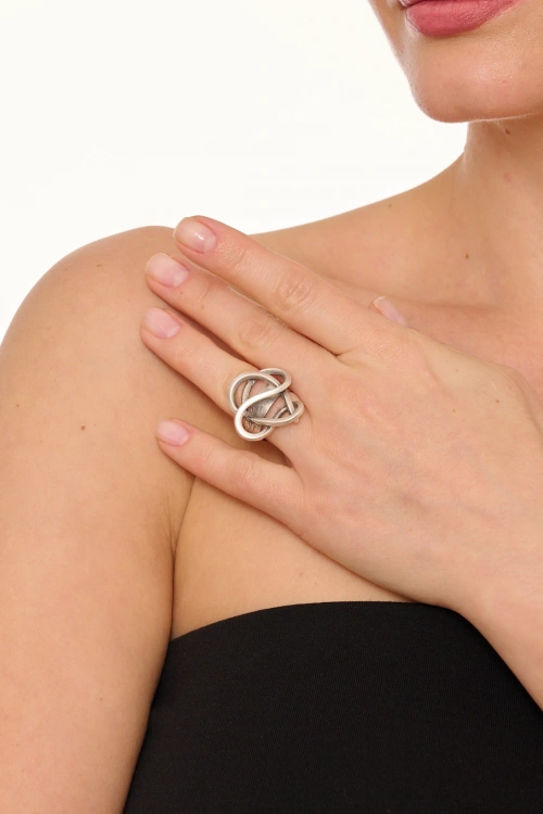 Kiraz Silver Plated Ring