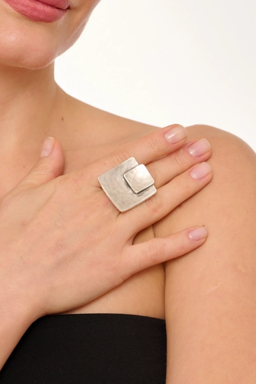 Kiraz Silver Plated Ring