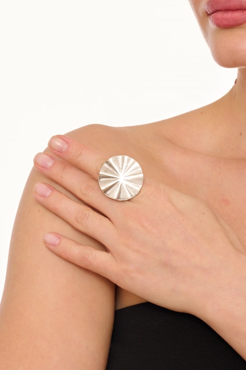 Kiraz Silver Plated Ring