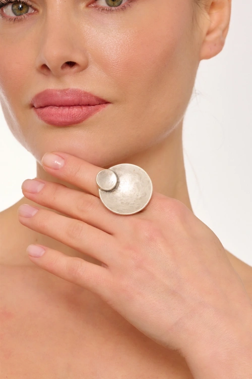 Kiraz Silver Plated Ring