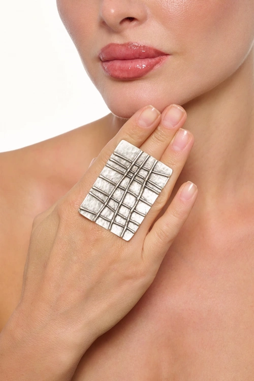 Kiraz Silver Plated Ring