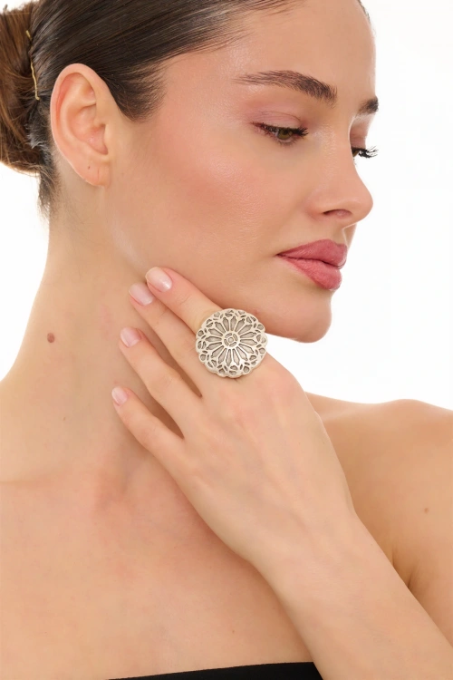 Kiraz Silver Plated Ring