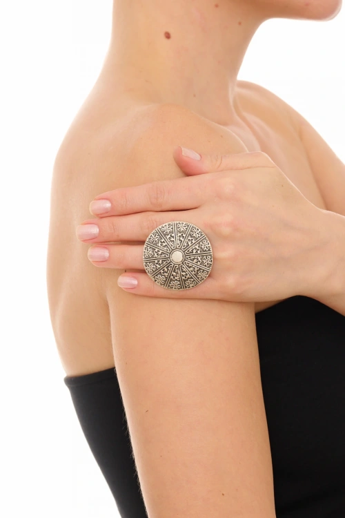 Kiraz Silver Plated Ring