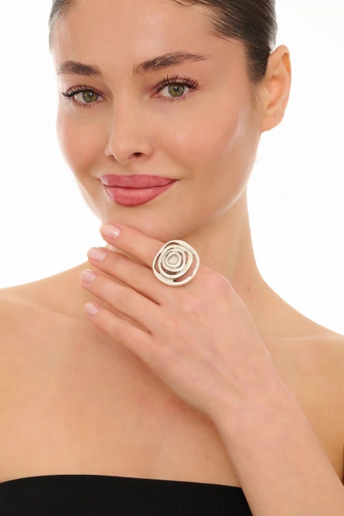 Kiraz Silver Plated Ring