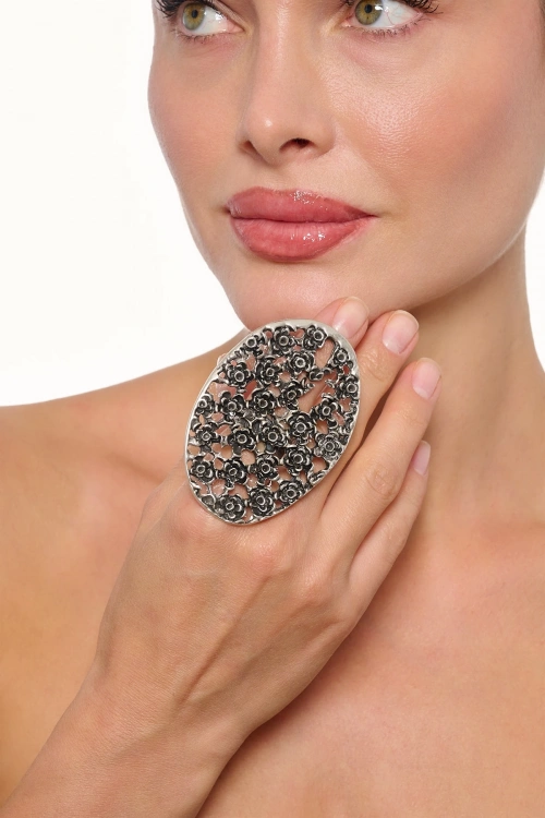 Kiraz Silver Plated Ring