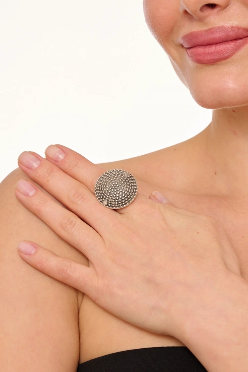 Kiraz Silver Plated Ring