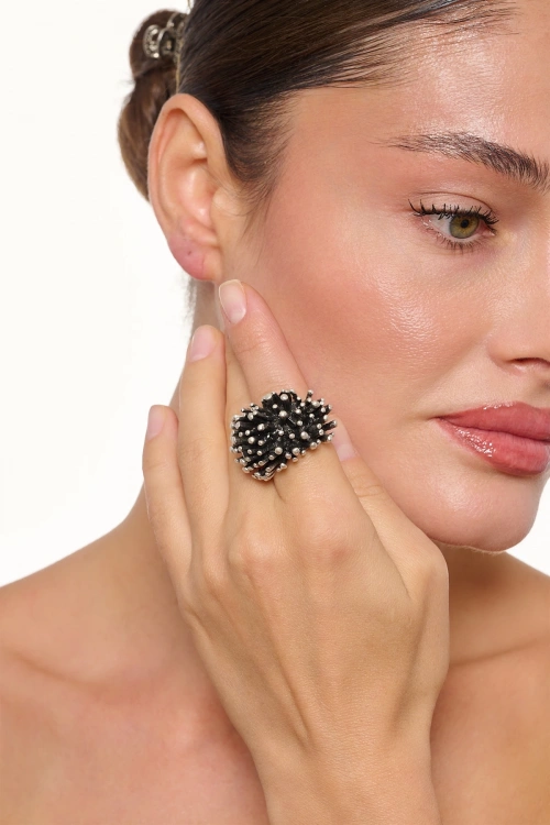 Kiraz Silver Plated Ring