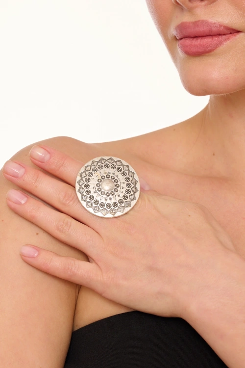 Kiraz Silver Plated Ring