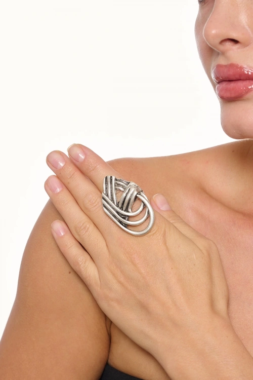 Kiraz Silver Plated Ring