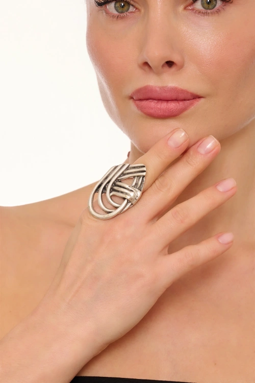 Kiraz Silver Plated Ring