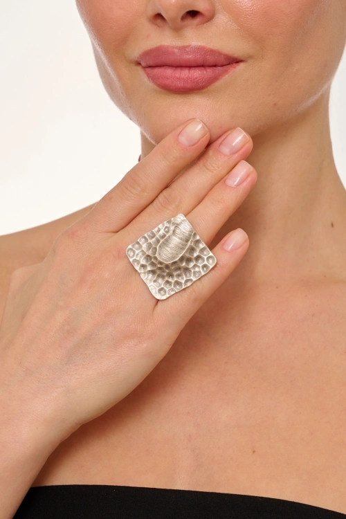 Kiraz Silver Plated Ring