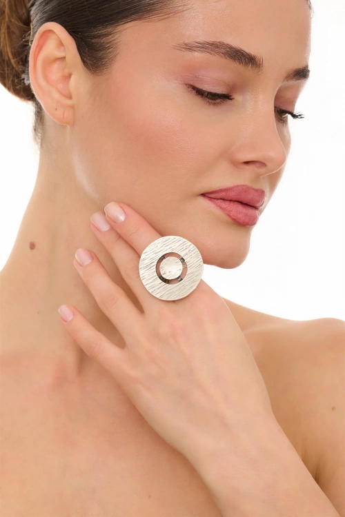 Kiraz Silver Plated Ring