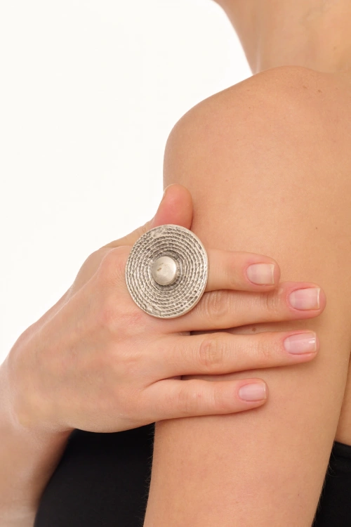 Kiraz Silver Plated Ring