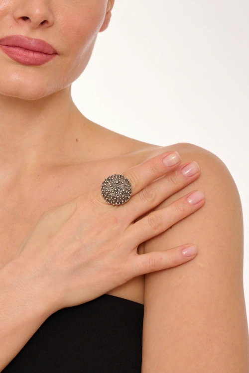 Kiraz Silver Plated Ring