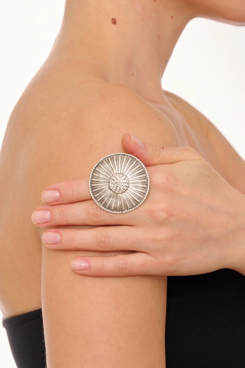 Kiraz Silver Plated Ring