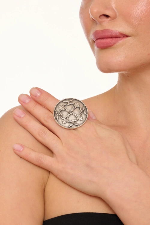 Kiraz Silver Plated Ring