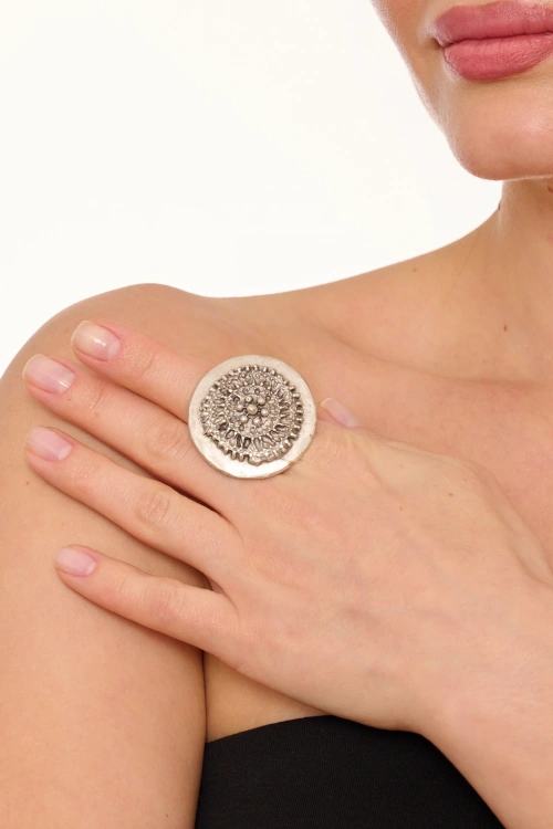 Kiraz Silver Plated Ring