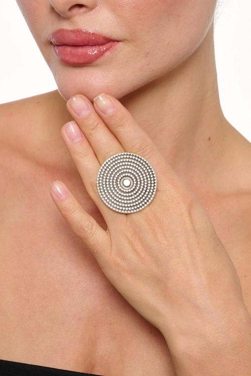 Kiraz Silver Plated Ring