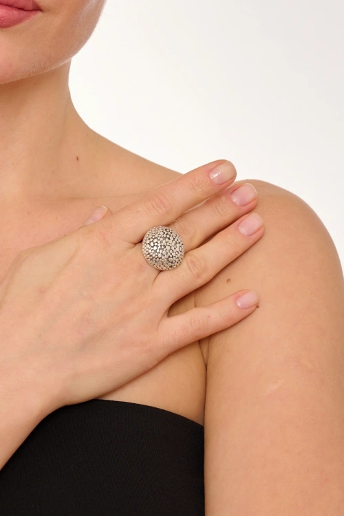 Kiraz Silver Plated Ring