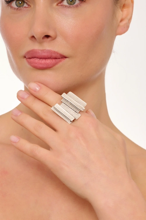 Kiraz Silver Plated Ring