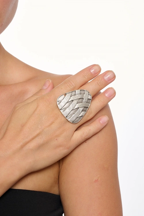 Kiraz Silver Plated Ring