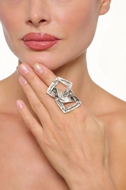 Kiraz Silver Plated Ring