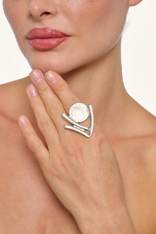 Kiraz Silver Plated Ring