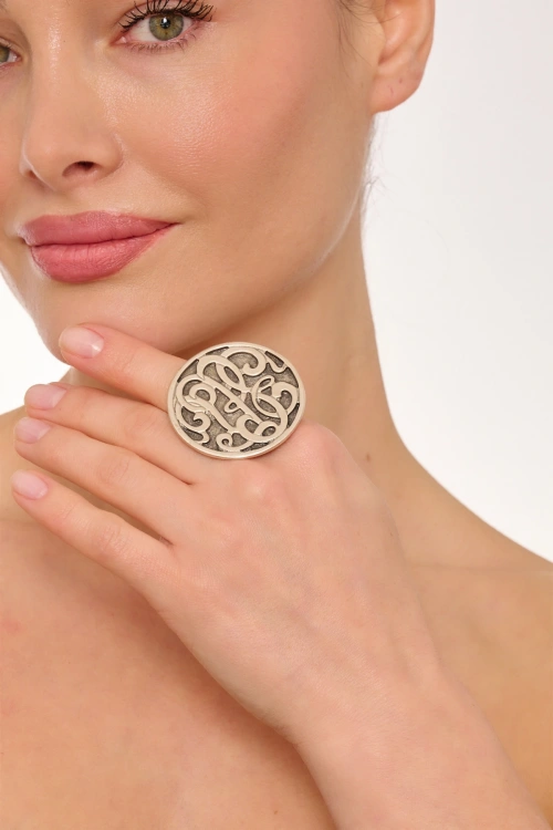 Kiraz Silver Plated Ring