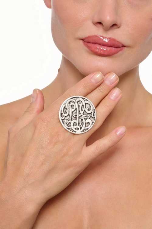 Kiraz Silver Plated Ring