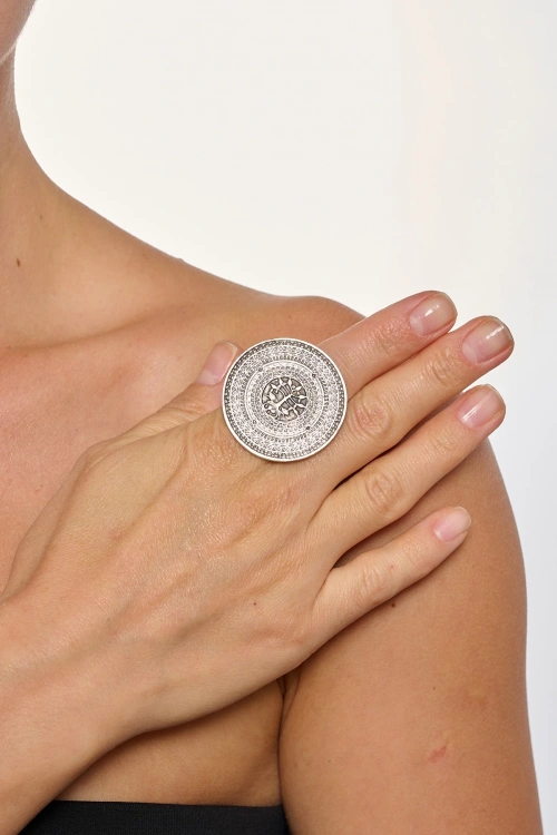 Kiraz Silver Plated Ring