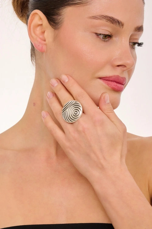 Kiraz Silver Plated Ring