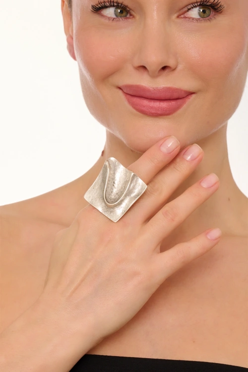 Kiraz Silver Plated Ring