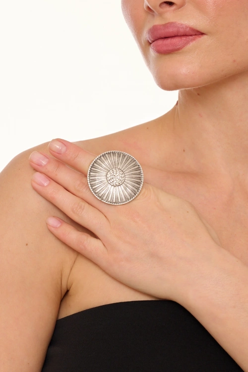 Kiraz Silver Plated Ring