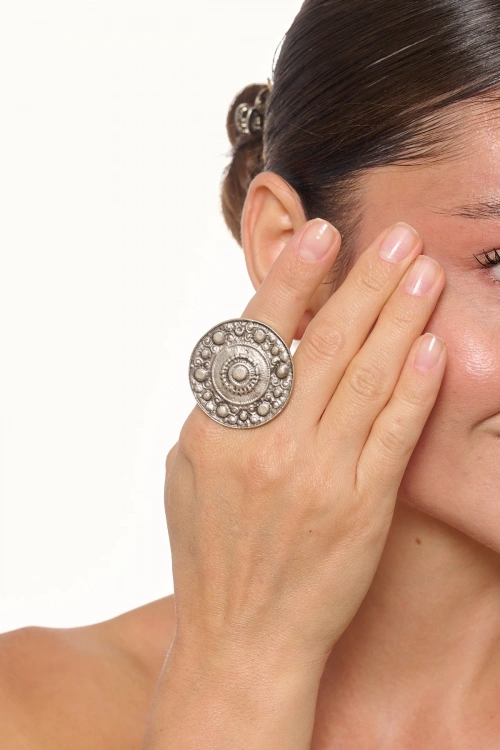 Kiraz Silver Plated Ring