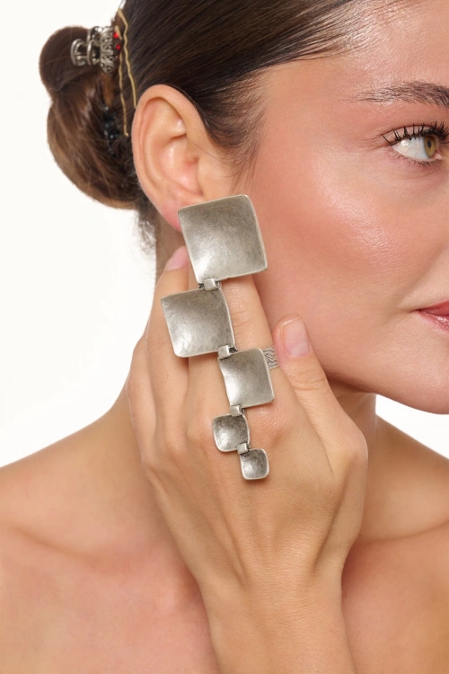 Kiraz Silver Plated Ring