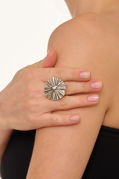 Kiraz Silver Plated Ring