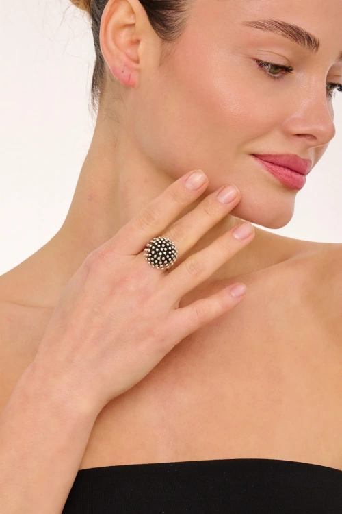 Kiraz Silver Plated Ring