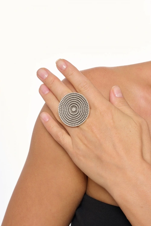 Kiraz Silver Plated Ring