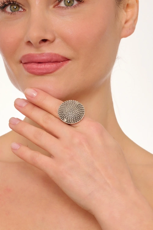 Kiraz Silver Plated Ring