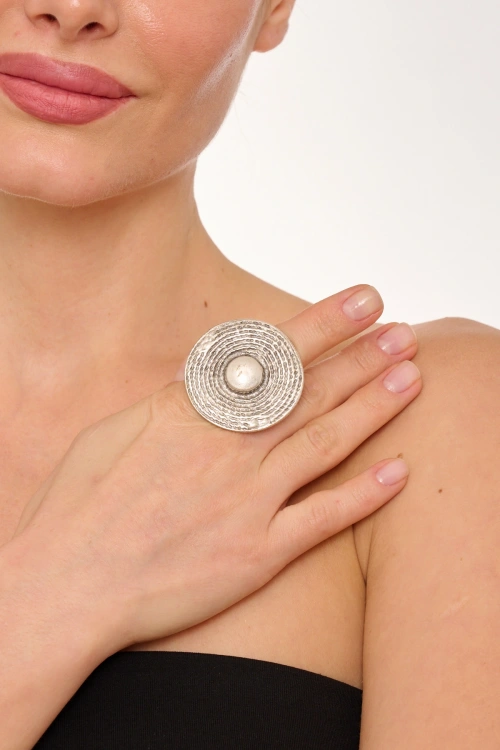 Kiraz Silver Plated Ring