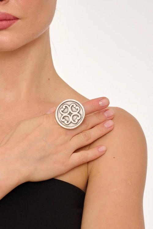 Kiraz Silver Plated Ring