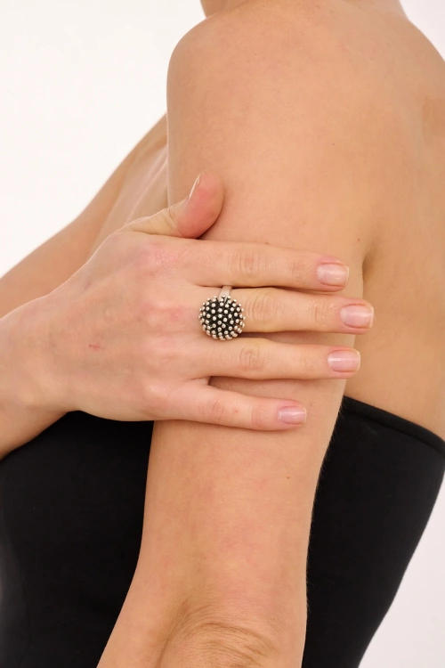 Kiraz Silver Plated Ring