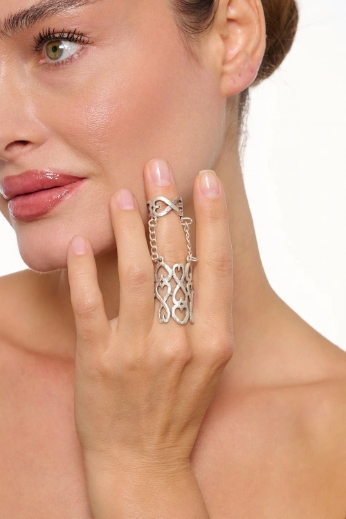 Kiraz Silver Plated Ring