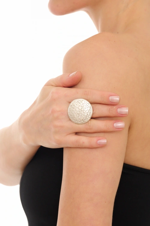 Kiraz Silver Plated Ring