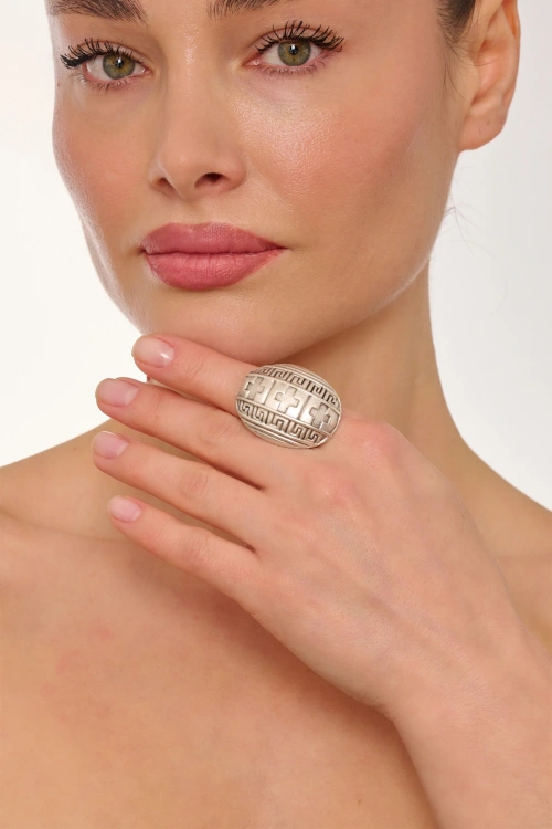 Kiraz Silver Plated Ring