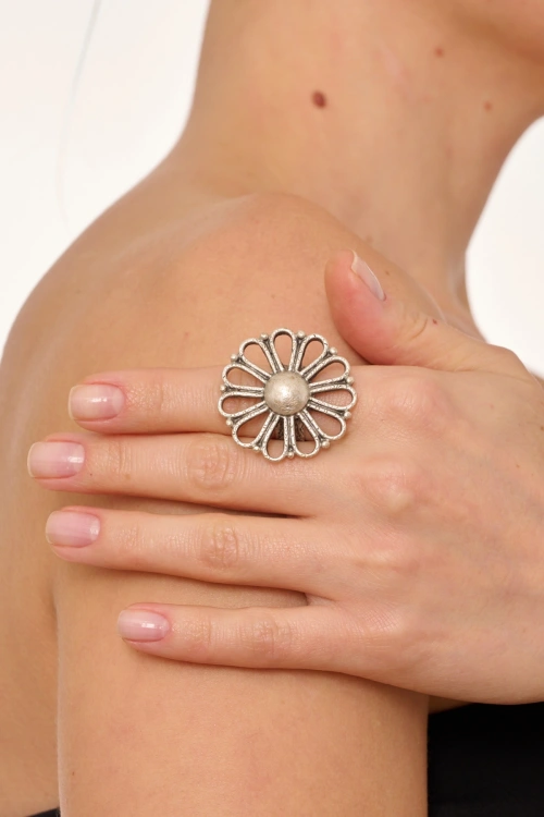 Kiraz Silver Plated Ring