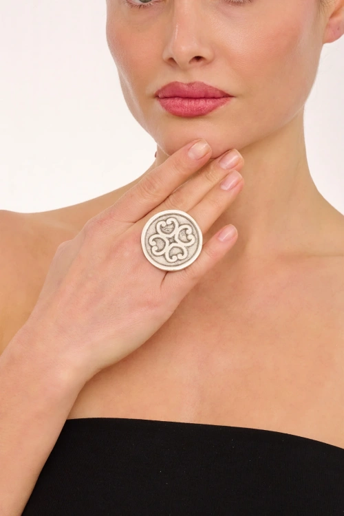 Kiraz Silver Plated Ring