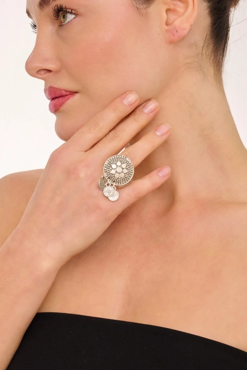 Kiraz Silver Plated Ring