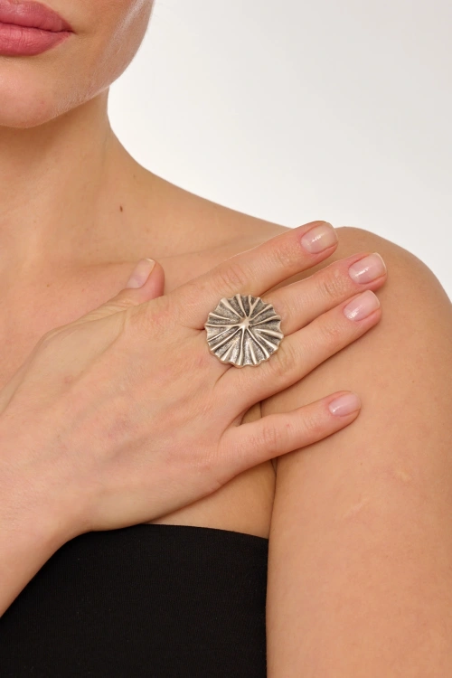 Kiraz Silver Plated Ring